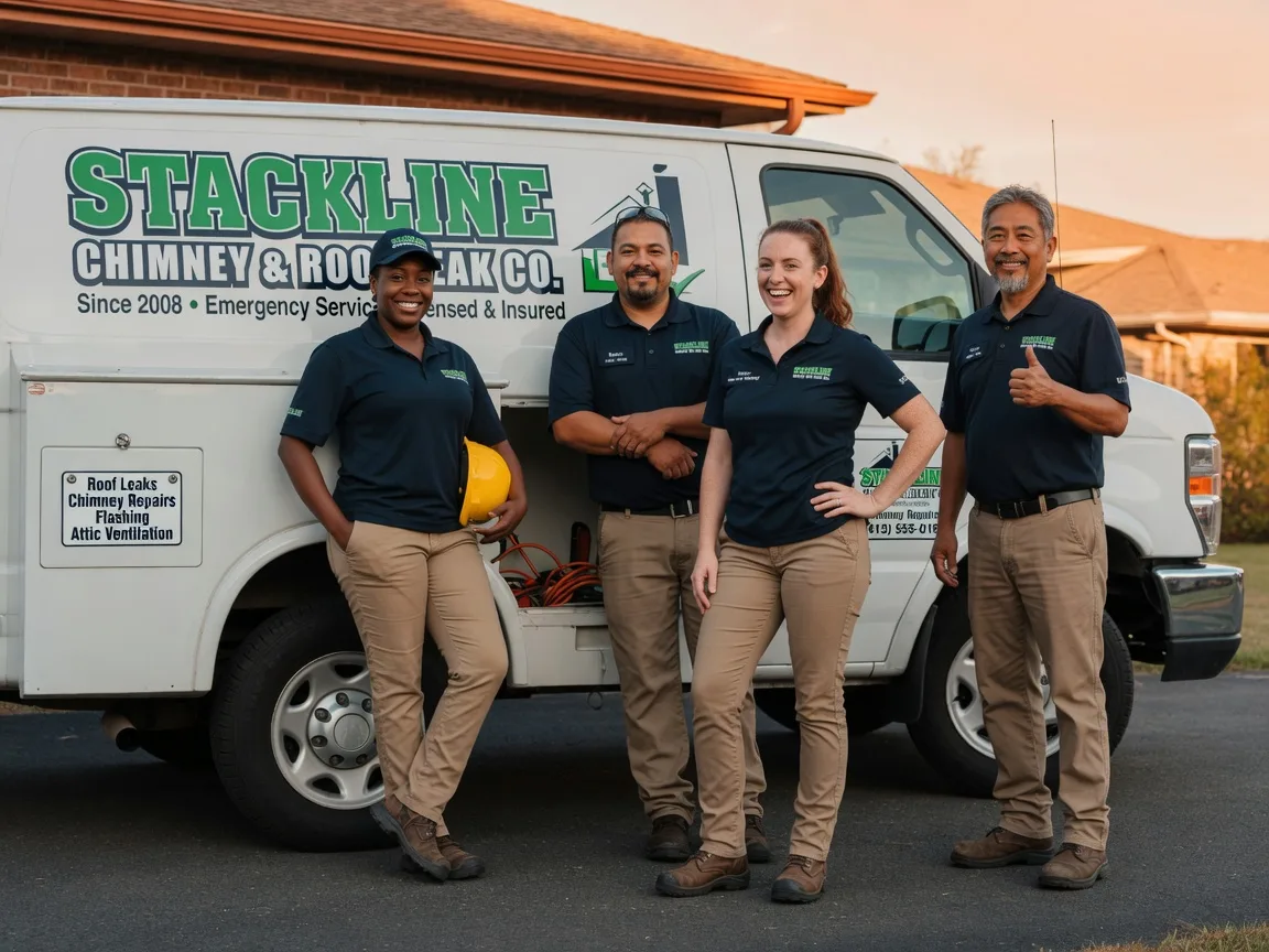 Chimney flashing repair company in Max, ND